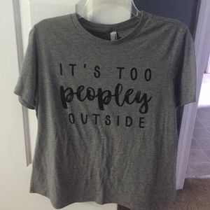 It’s too Peoply Outside Graphic Tee Size Large